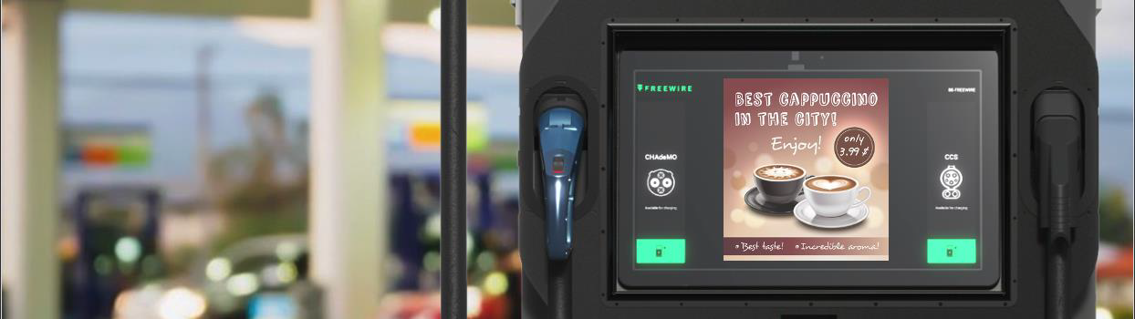 Extra groot Multi Media scherm voor uw POS activiteiten